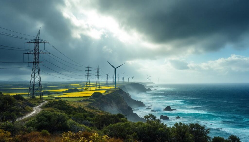 Australia’s energy transition faces storm-driven disruptions and mounting climate risks but accelerates towards renewables and grid resilience